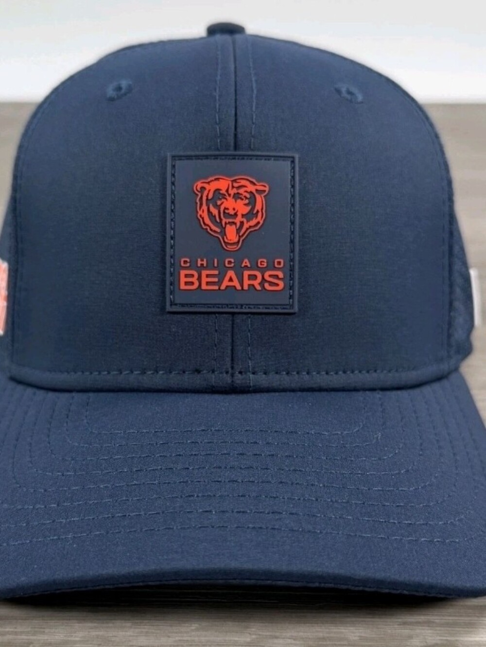 New Era Chicago Bears 9SEVENTY NFL Adjustable Cap Hat Black Orange.